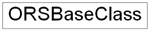 Inheritance diagram of ORSModel.ors.ORSBaseClass