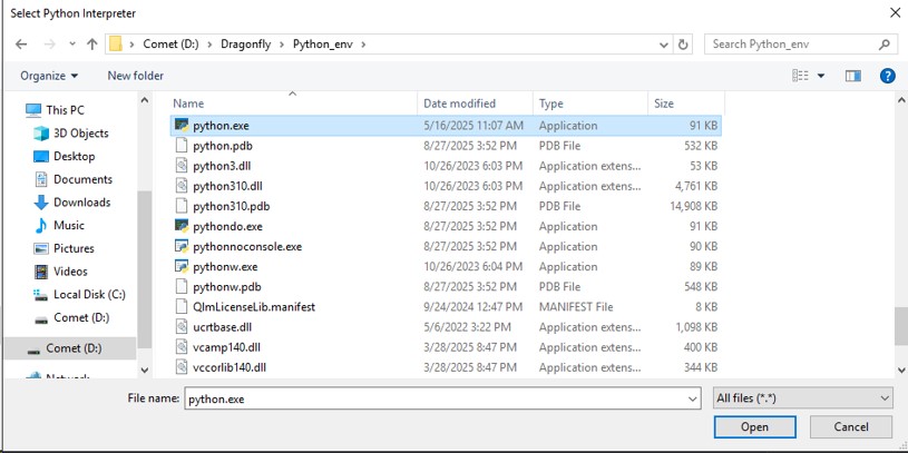 ../../_images/PyCharmSettingsSelectProjectInterpreter.jpg