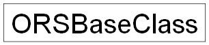 Inheritance diagram of ORSModel.ors.ORSBaseClass