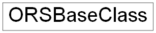 Inheritance diagram of ORSModel.ors.ORSBaseClass